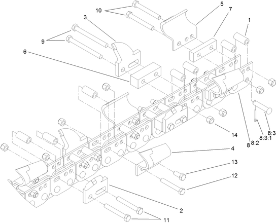 6 inch wide trencher chain
