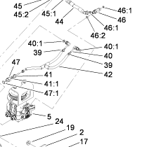 115-1295 - Reference Number 42 - Hydraulic Hose