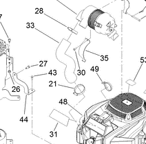 136-9242 - Reference Number 33 - Intake Hose