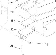 105-3150-01 - Reference Number 12 - Battery Tray