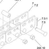 121-4453 - Reference Number 7:3 - Connecting Pin