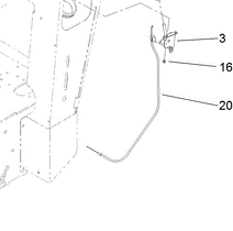 115-1211 - Reference Number 20 - Control Cable