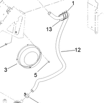 138-3198 - Reference Number 12 - Cooler Hose