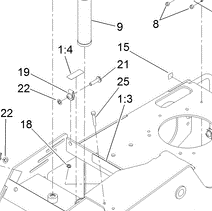 93-6686 - Reference Number 1:4 - Hydraulic Oil Decal