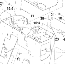 107-8495 - Reference Number 15:4 - Parking Brake Decal