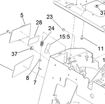 139-1271 - Reference Number 15:5 - Parking Brake Decal