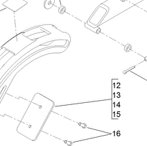 117-3458-03 - Reference Number 14 - 8 Inch Deflector Plate