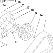 drive wheel part number 115-3882-03