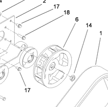 drive wheel part number 117-6426-03