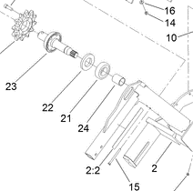 114-2955 - Reference Number 22 - Grease Seal