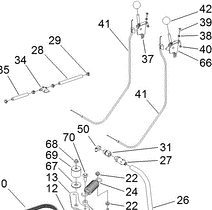 110-5547 - Reference Number 66 - Throttle Lever