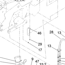 137-3736-03 - Reference Number 46 - Hose Bracket