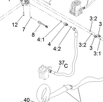 114-3043 - Reference Number 37 - Hydraulic Hose