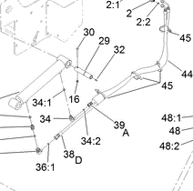 114-3044 - Reference Number 38 - Hydraulic Hose