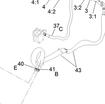 114-3085 - Reference Number 41 - Hydraulic Hose