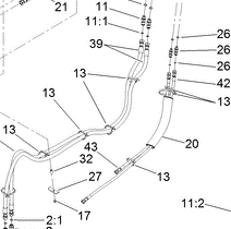 144-7470 - Reference Number 39 - Hydraulic Hose
