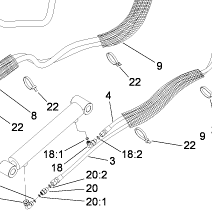 114-3045 - Reference Number 4 - Hydraulic Hose