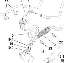 114-3085 - Reference Number 6 - Hydraulic Hose