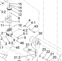 115-1297 - Reference Number 43 - Hydraulic Hose