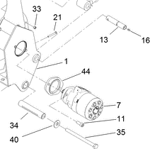 hydraulic motor part number 131-0654