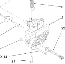 hydraulic valve part number 115-1201 