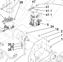 hydraulic wheel motor part number 104-8470