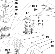left hand hydraulic pump part number 115-1284