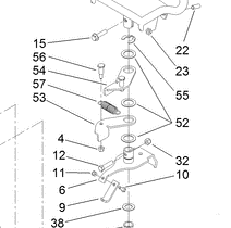 98-8407 - Reference Number 53 - Right Hand Return Lever
