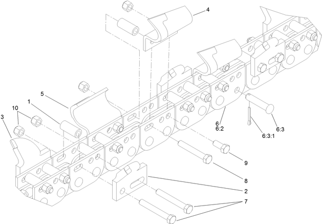 rock chain for toro trencher