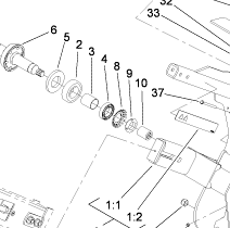spline fitting part number 114-2954