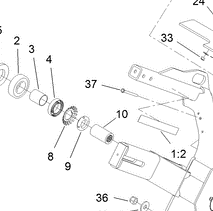 splined collar part number 117-6315