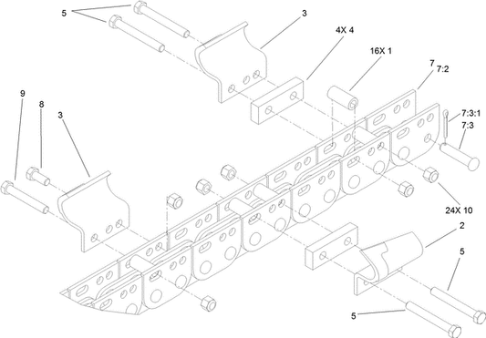 toro trencher chain