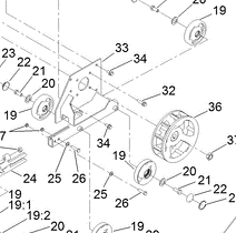 114-2992-05 - Reference Number 33 - Left Hand Track Frame