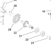 117-6308 - Reference Number 22 - Trencher Shaft